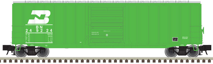 Atlas O 50’-6” sliding-door boxcar with exterior posts