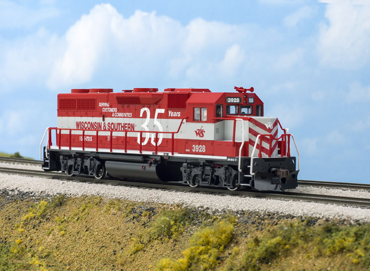 Atlas Model Railroad Co HO scale Electro-Motive Division GP39-2 diesel locomotive