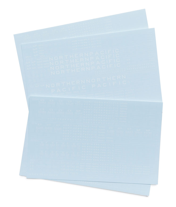 Cartograf Northern Pacific gondola “from scratch” decals