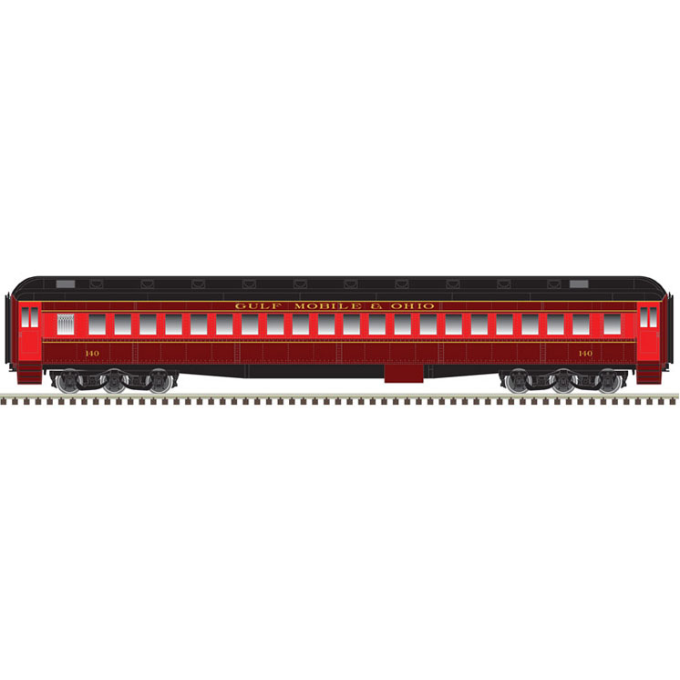 Atlas HO scale single-window heavyweight coach