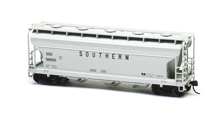 Atlas HO scale American Car & Foundry 3,560-cubic-foot-capacity covered hopper
