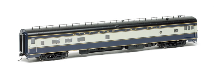 Wm. K. Walthers HO scale Pullman-Standard 85-foot baggage-dorm-coffee shop-lounge