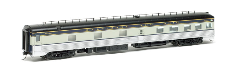Wm. K. Walthers HO scale Pullman-Standard 85-foot 5-bedroom buffet-lounge-observation car