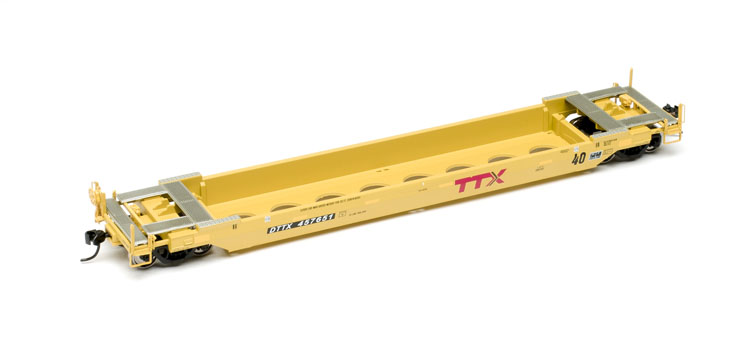 Wm. K. Walthers HO scale Gunderson rebuilt 40-foot all-purpose well car