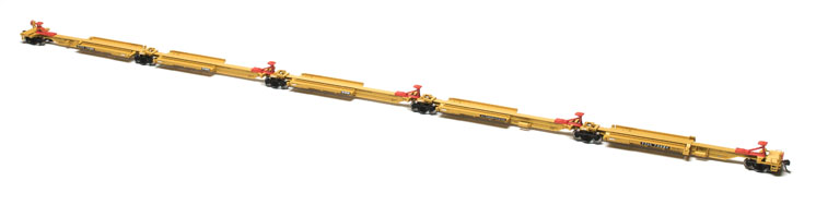 Wm. K. Walthers HO scale 263-foot, five-unit all-purpose articulated spine car