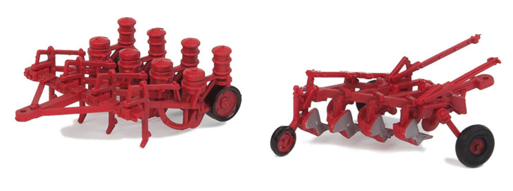 Wm. K. Walthers HO scale plow and planter