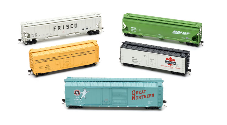 Accurail HO scale assorted freight cars