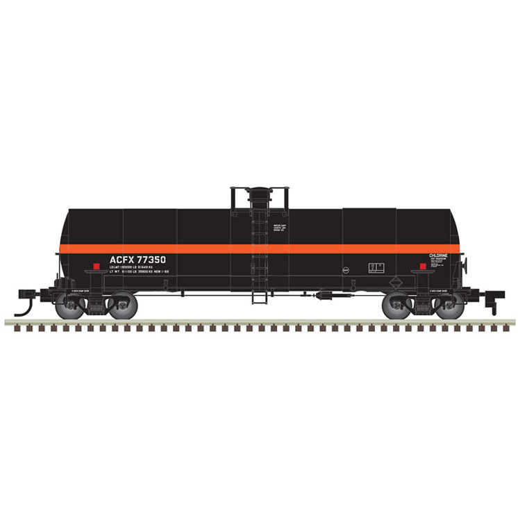 Atlas Model Railroad Co. N scale 17,360-gallon tank car