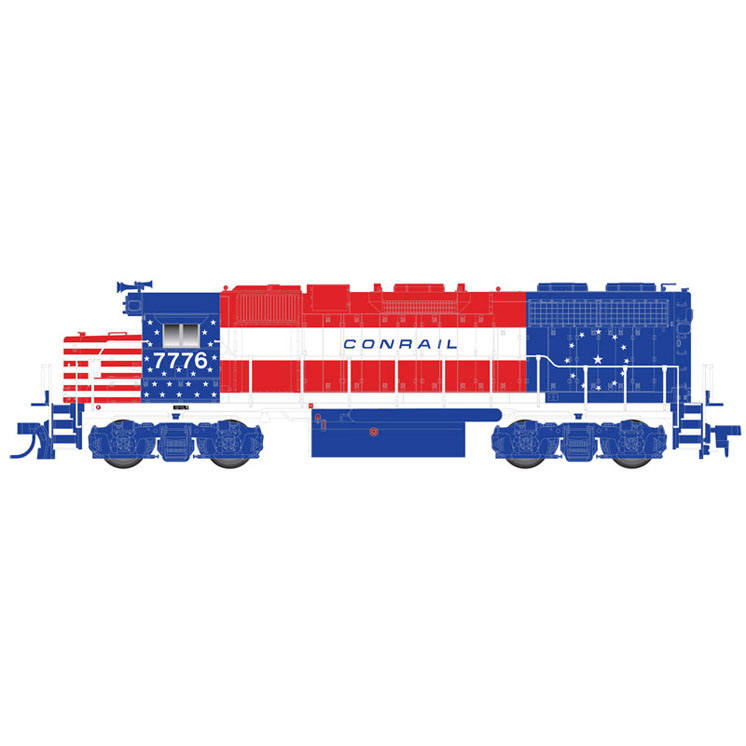 Atlas Model Railroad Co. HO scale Electro-Motive Division GP38 and GP40 diesel locomotives