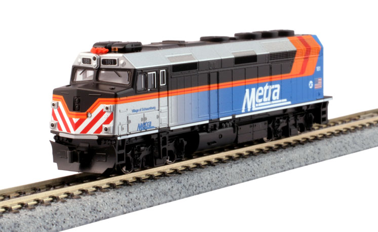 Kato USA N scale Electro-Motive Division F40PH diesel locomotive