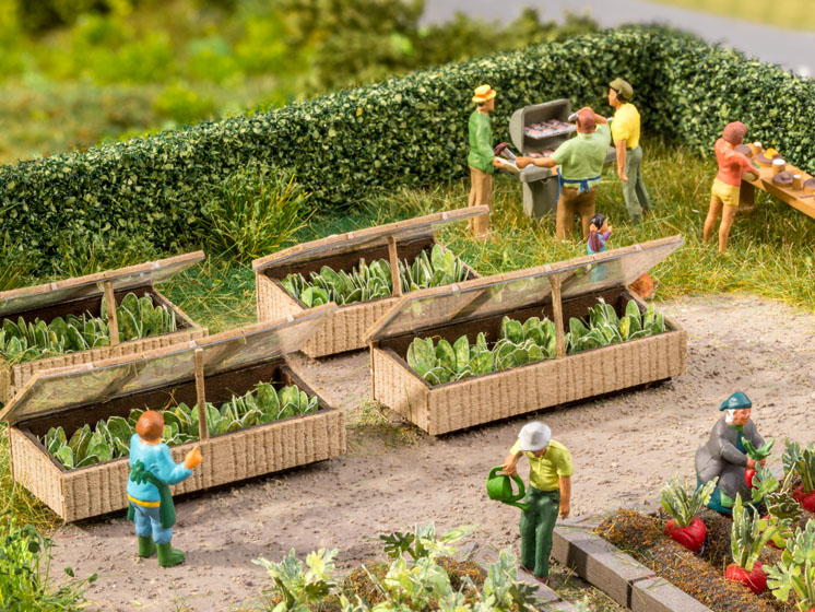 NOCH GmbH & Co. KG cold frames with lettuce
