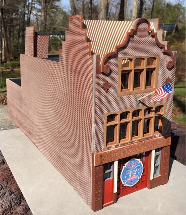 Twin Whistle Sign & Kit Co. S scale New York Engine 252 firehouse