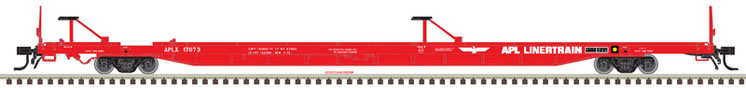 Atlas Model Railroad Co. N scale American Car & Foundry 89’-4” flatcar