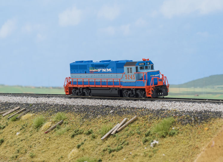 Atlas Model Railroad Co. N scale Electro-Motive Division GP38-2 diesel locomotive