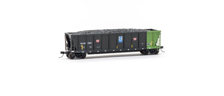 Atlas Model Railroad Co. N scale American Car & Foundry Coalveyor bathtub gondola