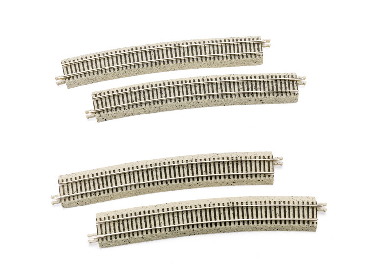 Atlas Model Railroad Co. Code 65 True-Track no. 5 turnout reverse curve