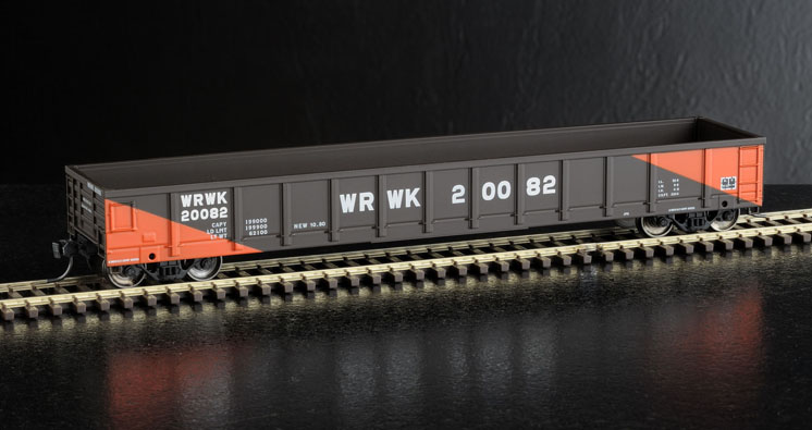 HO scale Warwick Ry. Evans 52-foot gondola