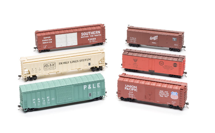 Accurail HO scale assorted freight car kits