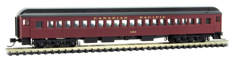 Micro-Trains Line Co. N scale 78-foot heavyweight single-window coach
