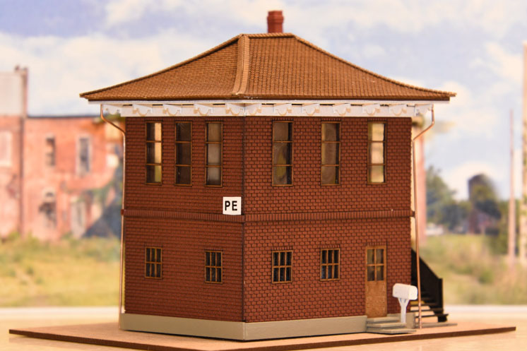 Nickel Plate Road Painesville, Ohio, tower kit produced for Nickel Plate Road Historical & Technical Society by Right on Track Models