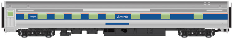 Wm. K. Walthers HO scale Budd 85-foot passenger car