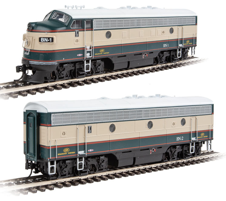 Wm. K. Walthers HO scale Electro-Motive Division F7A and F7B diesel locomotives