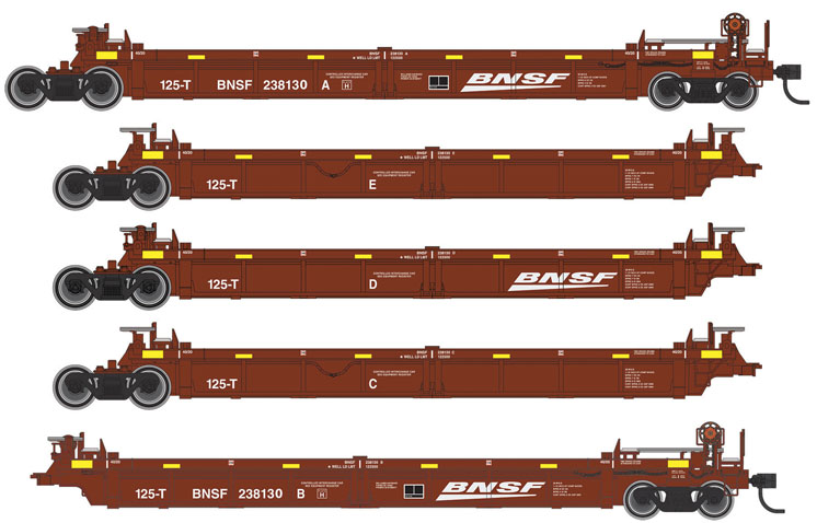 Wm. K. Walthers HO scale Thrall rebuilt 40-foot well car