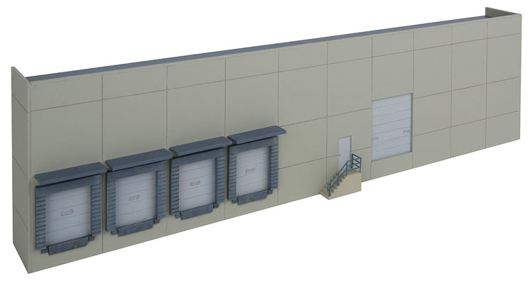 Wm. K. Walthers HO scale modern concrete warehouse