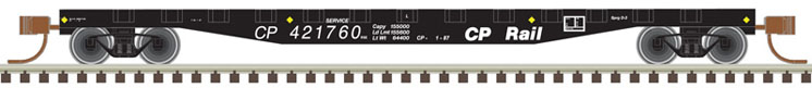 Atlas Model Railroad Co. N scale 50-foot flatcar