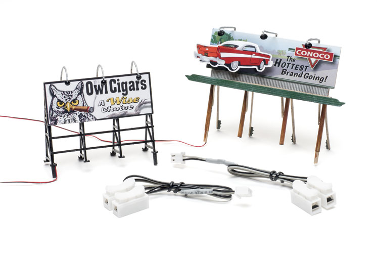 Woodland Scenics HO scale Just Plug billboards