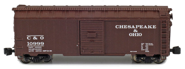 American Z Line Z scale 1937 Association of American Railroads 40-foot boxcar