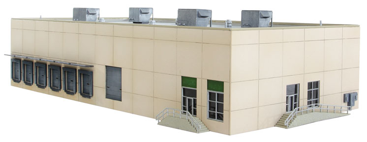 Wm. K. Walthers N scale modern concrete warehouse