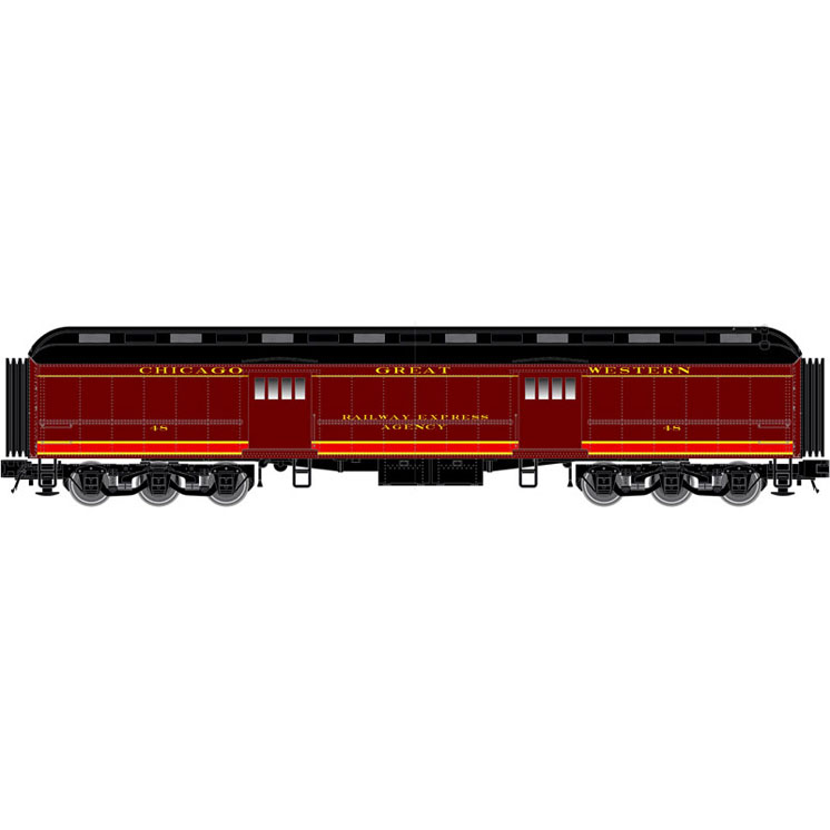 Atlas Model Railroad Co. N scale 60-foot heavyweight baggage car