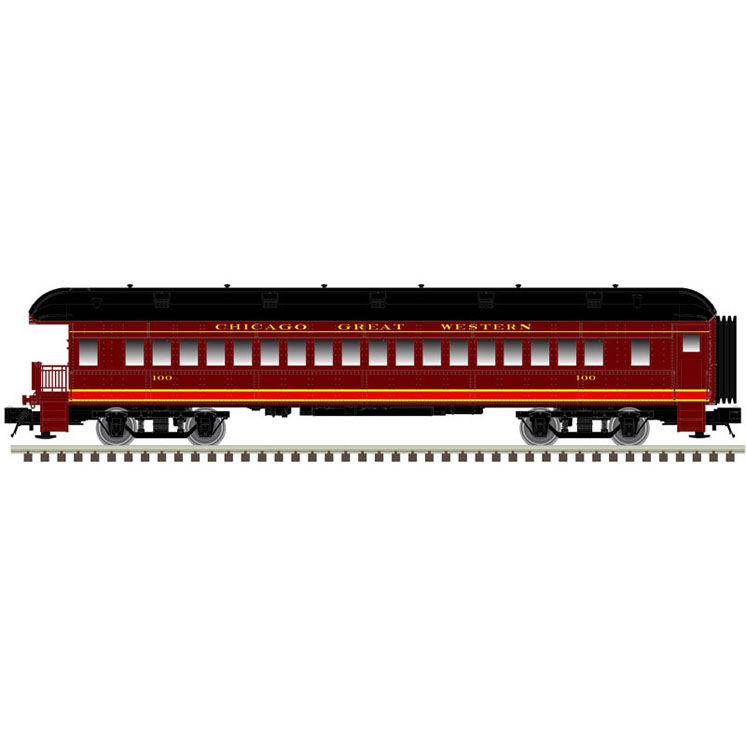 Atlas Model Railroad Co. N scale 60-foot heavyweight observation car