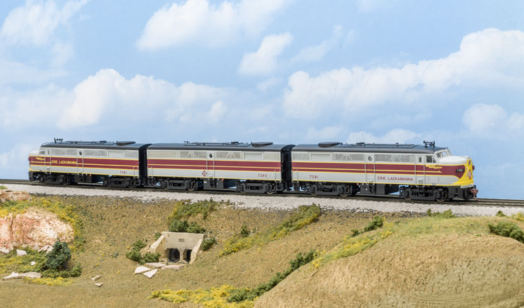 Rapido Trains HO scale Alco/Montreal Locomotive Works FA-2, FPA-2, FB-2, and FPB-2 diesel locomotives
