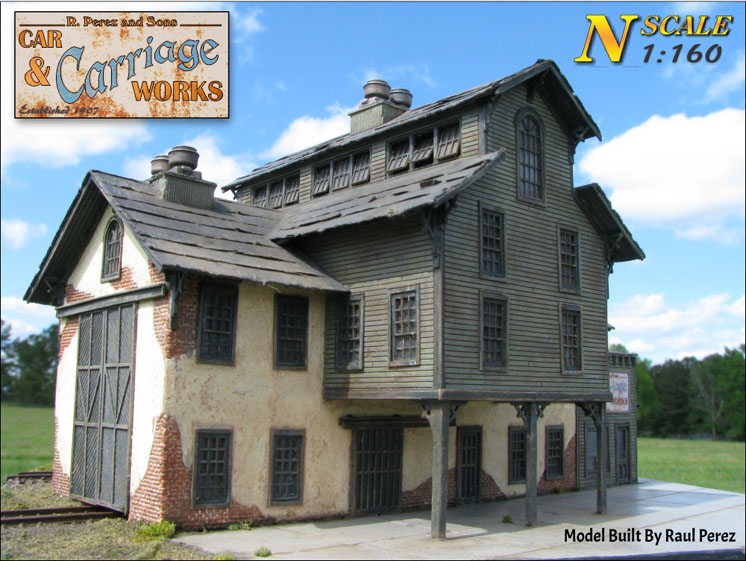 Showcase Miniatures N scale R. Perez & Sons Car & Carriage Works