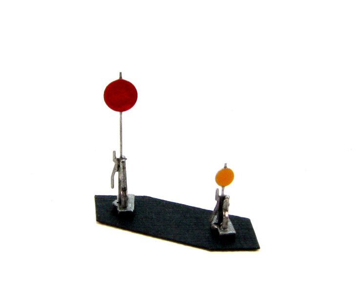Showcase Miniatures HO scale Southern Pacific standard high and low switch stand