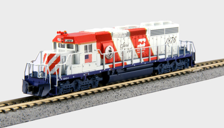 Kato USA N scale Electro-Motive Division SD40-2 diesel locomotive