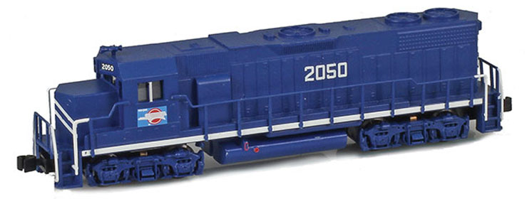 American Z Line Z scale Electro-Motive Division GP38-2 diesel locomotive
