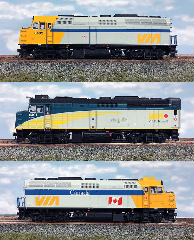 Rapido Trains HO scale General Motors Diesel Division F40PH-2D diesel locomotive