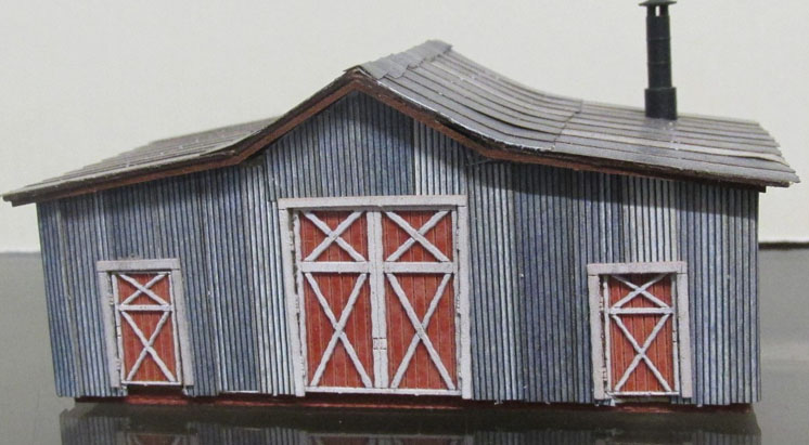RS Laser Kits N scale Storage/handcar shed
