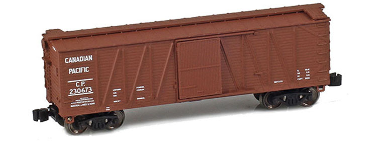 American Z Line Z scale 40-foot single-sheathed boxcar