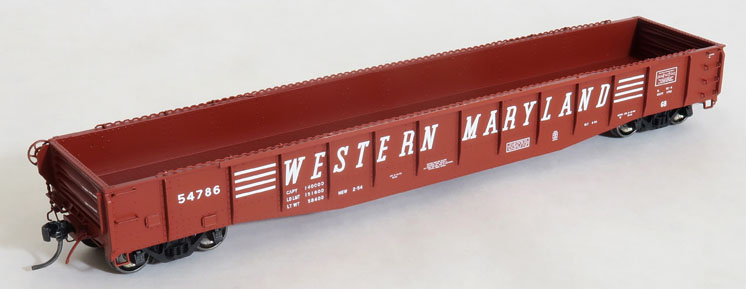 Tangent Scale Models HO scale Bethlehem Steel Co. 52’-6” 70-ton riveted drop-end gondola
