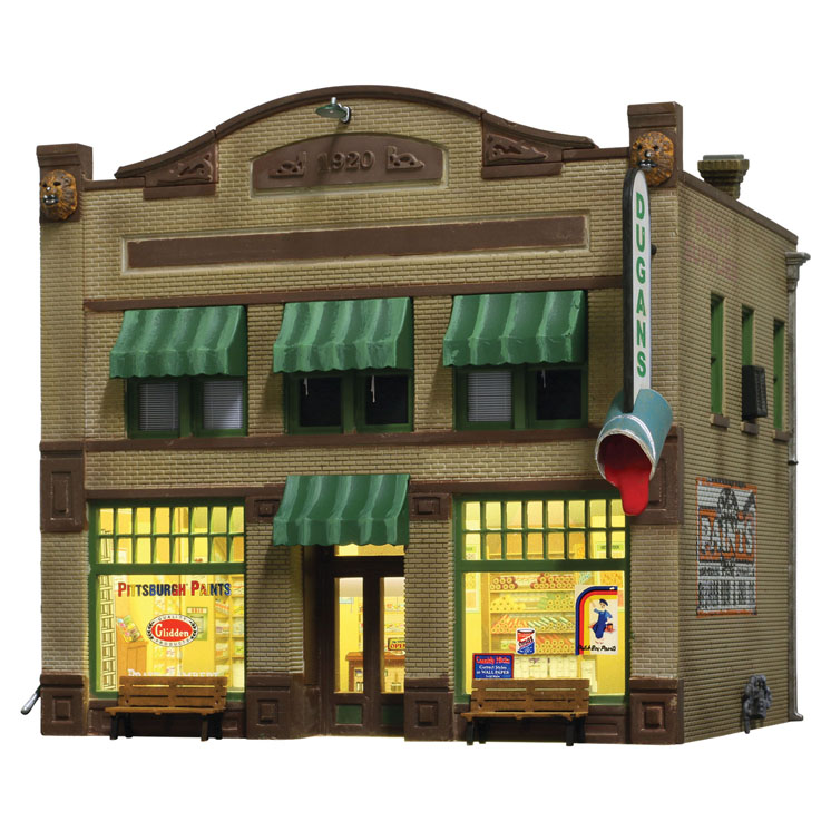 Woodland Scenics HO scale Dugan’s Paint Store
