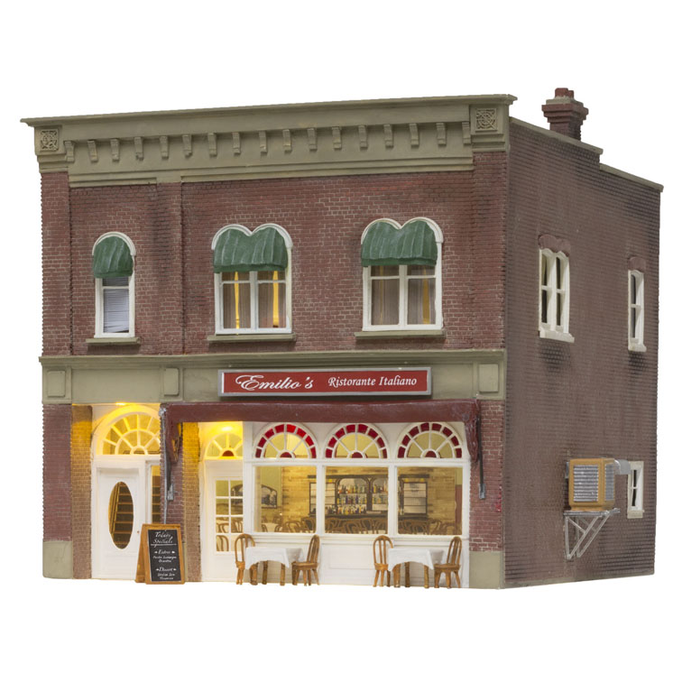 Woodland Scenics HO scale Emilio’s Italian Restaurant
