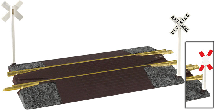 Piko America LLC grade crossing and rerailer
