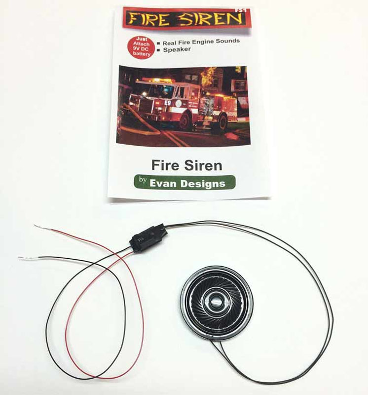 Evan Designs fire truck siren