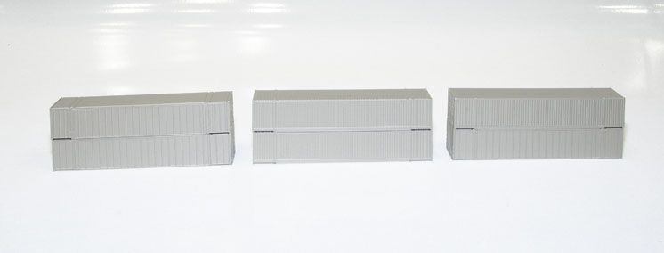 Fox Valley Models N assorted 53-foot intermodal containers