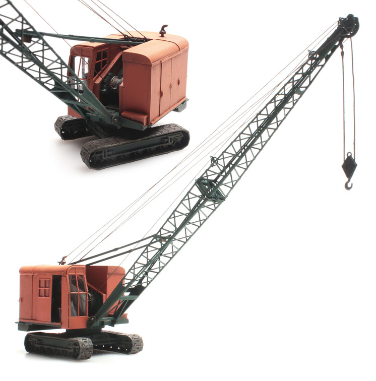 Artitec HO scale Bucyrus RB17 crane and front shovel
