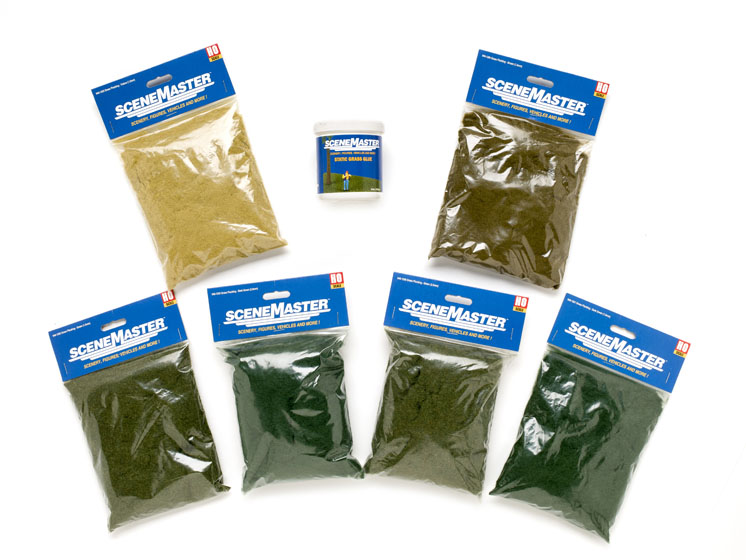 Wm. K. Walthers static grass flocking and glue